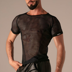 T-shirt SEDUCTION Noir de Absolu Male