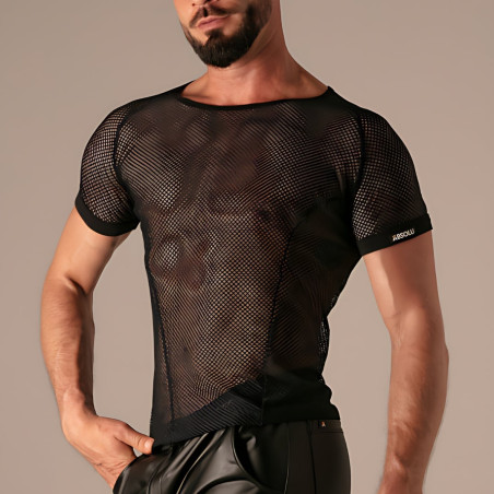 T-shirt SEDUCTION Noir de Absolu Male