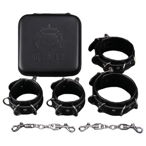 Kit Menottes Électro DUNGEON HUNTER Noires de DG-LAB