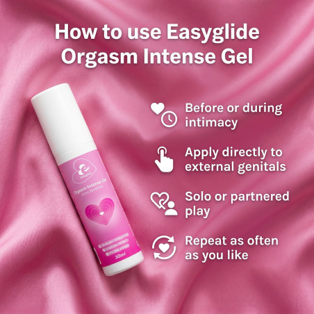 Gel stimulant pour clitoris ORGASM INTENSE de Easyglide