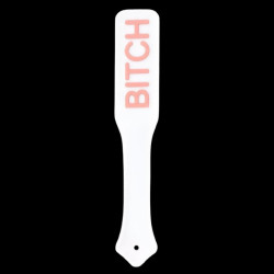 Paddle silicone BITCH 31cm Blanc-rose de Correct Me