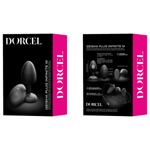 Plug vibrant GEISHA INFINITE M 7.3 x 3.6 cm par Dorcel