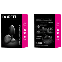 Plug vibrant GEISHA INFINITE L 8 x 4 cm par Dorcel 2