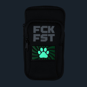 Fuck Bag FCK FST Noir de Fuck & Fist avec Tag PAW Vert