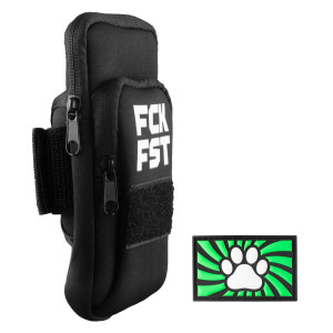 Fuck Bag FCK FST Noir de Fuck & Fist avec Tag PAW Vert