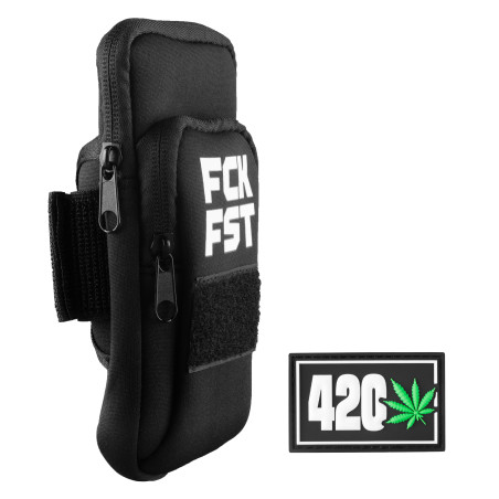 Fuck Bag FCK FST Noir de Fuck & Fist avec Tag 420