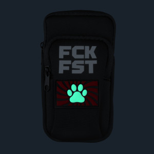 Fuck Bag FCK FST Noir avec Tag PAW Rouge