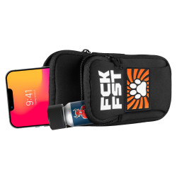 Fuck Bag FCK FST Noir avec Tag PAW Orange 2