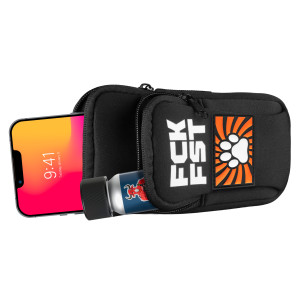 Fuck Bag FCK FST Noir avec Tag PAW Orange