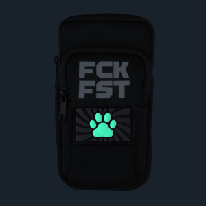 Fuck Bag FCK FST Noir avec Tag PAW Gris