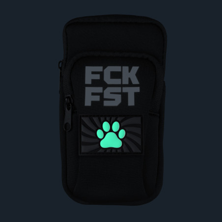 Fuck Bag FCK FST Noir avec Tag PAW Gris