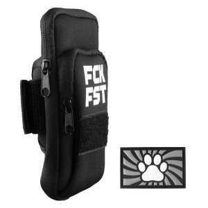 Fuck Bag FCK FST Noir avec Tag PAW Gris