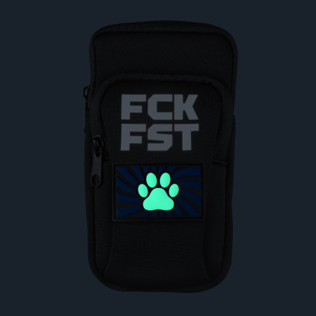 Fuck Bag FCK FST Noir avec Tag PAW Bleu
