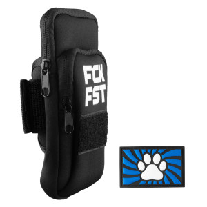Fuck Bag FCK FST Noir avec Tag PAW Bleu