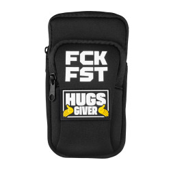 Fuck Bag FCK FST Noir avec Tag HUGS GIVER