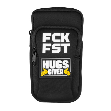 Fuck Bag FCK FST Noir avec Tag HUGS GIVER