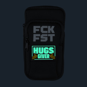 Fuck Bag FCK FST Noir avec Tag HUGS GIVER