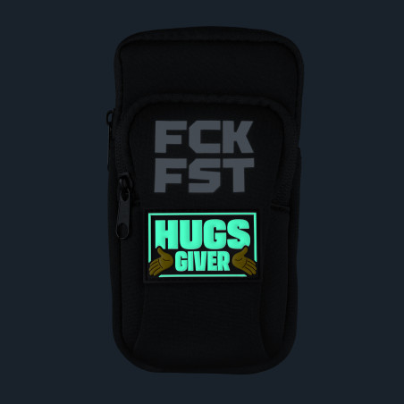 Fuck Bag FCK FST Noir avec Tag HUGS GIVER