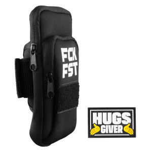 Fuck Bag FCK FST Noir avec Tag HUGS GIVER