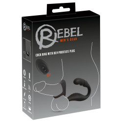 Ballstretcher-plug vibrant PROSTATUM 8.5 x 2.7 cm de Rebel Men's Gear 2