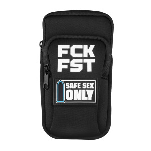 Fuck Bag FCK FST Noir + Tag SAFE SEX ONLY