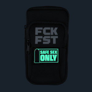 Fuck Bag FCK FST Noir avec Tag SAFE SEX ONLY