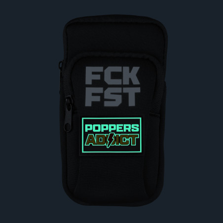 Fuck Bag FCK FST Noir avec Tag POPPERS ADDICT