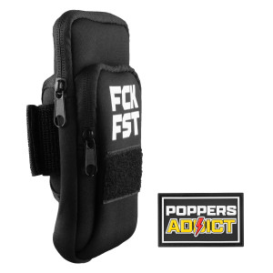 Fuck Bag FCK FST Noir avec Tag POPPERS ADDICT