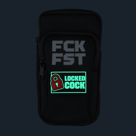 Fuck Bag FCK FST Noir avec Tag LOCKED COCK