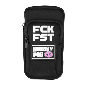 Fuck Bag FCK FST Noir + Tag HORNY PIG