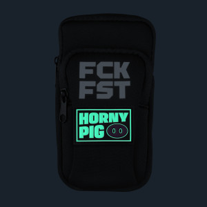 Fuck Bag FCK FST Noir avec Tag HORNY PIG