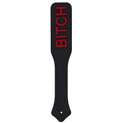 Paddle silicone BITCH 31cm Noir-rouge de Correct Me