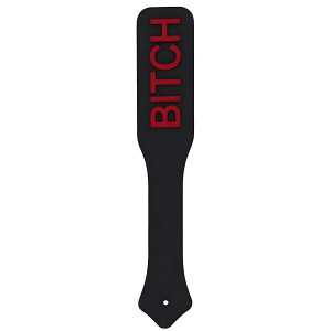 Paddle silicone BITCH 31cm Noir-rouge de Correct Me