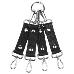 Connecteur de Menottes Motif Croco FEROS Noir par Avanza 2