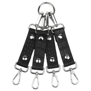 Connecteur de Menottes Motif Croco FEROS Noir par Avanza