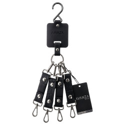 Connecteur de Menottes Motif Croco FEROS Noir par Avanza