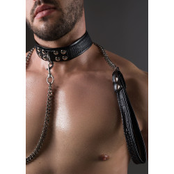 Collier-laisse Motif Croco FEROS de Avanza