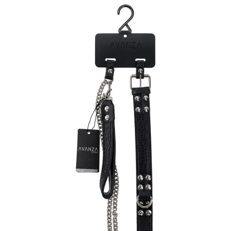 Collier-laisse Motif Croco FEROS de Avanza