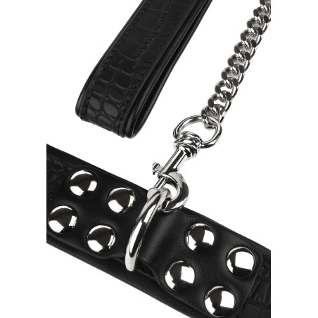 Collier-laisse Motif Croco FEROS de Avanza