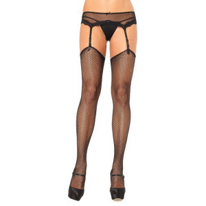 Bas en résille HORTENSIA Noirs de Leg Avenue