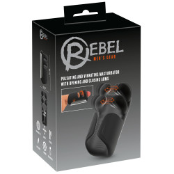 Masturbateur Vibrant OPEN CLOSE Effet Tapotement de Rebel Men's Gear 2