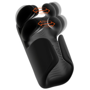 Masturbateur Vibrant OPEN CLOSE Effet Tapotement de Rebel Men's Gear
