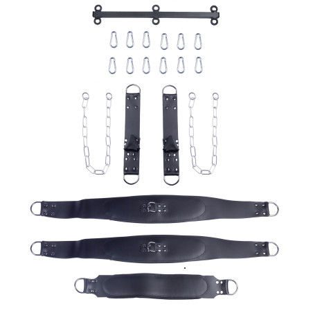 Balançoire en cuir FISFUKR - Kit complet