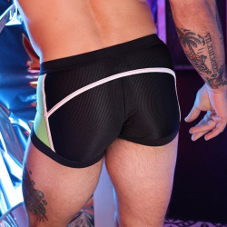Boxer HEATWAVE Noir-vert neon de Breedwell 2
