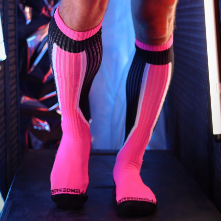 Chaussettes hautes HEATWAVE Rose de Breedwell