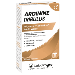Stimulant en cure ARGININE / TRIBULUS - 60 gélules