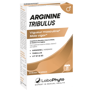 Stimulant en cure ARGININE / TRIBULUS - 60 gélules