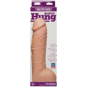Gode réaliste REAL HUNG 25 x 7cm de Doc Johnson