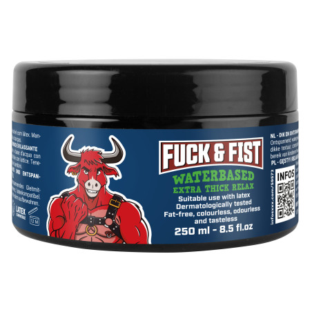 Lubrifiant épais Eau FUCK & FIST EXTRA THICK RELAX 250 ml