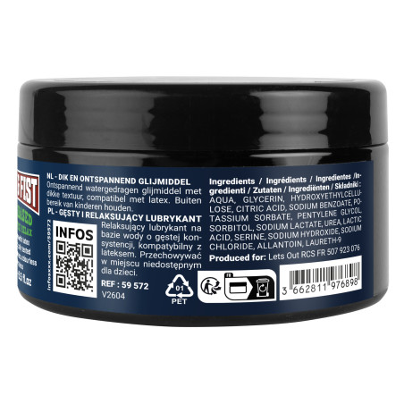 Lubrifiant épais Eau FUCK & FIST EXTRA THICK RELAX 250 ml